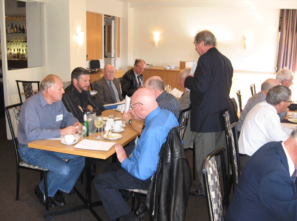 Some of the Wellington members at the recent AGM luncheon.