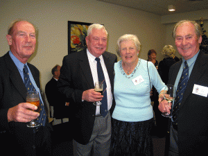 Cor van Kesteren, Ron Palmer, Jan and Graham Williams
